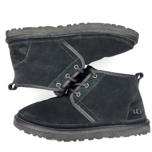 UGG Neumel Black Suede 10 Mens Chukka Boot - Picture 5 of 8